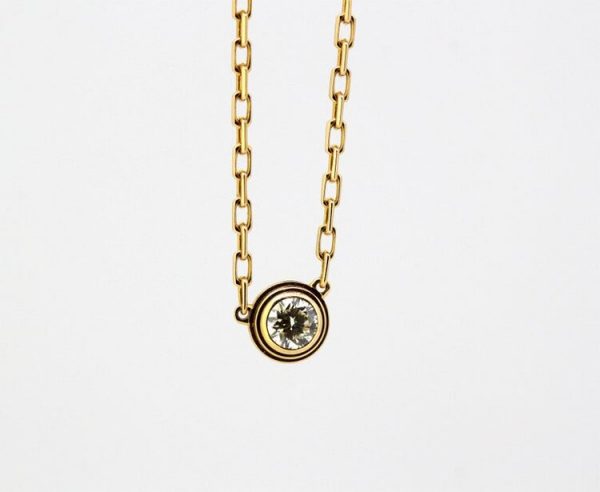 Cartier Diamond Set 18ct Yellow Gold Necklace