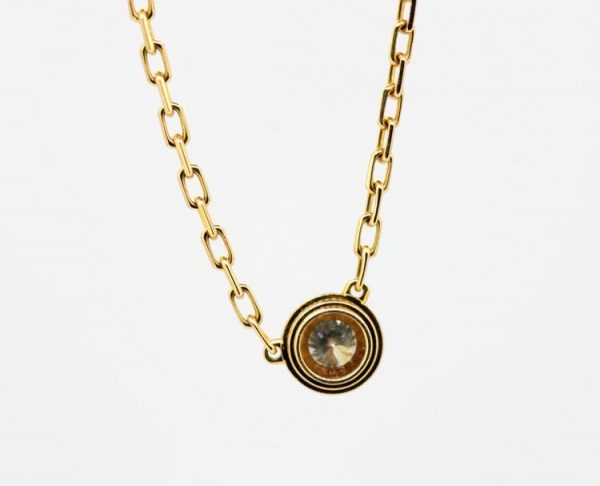 Cartier Diamond Set 18ct Yellow Gold Necklace