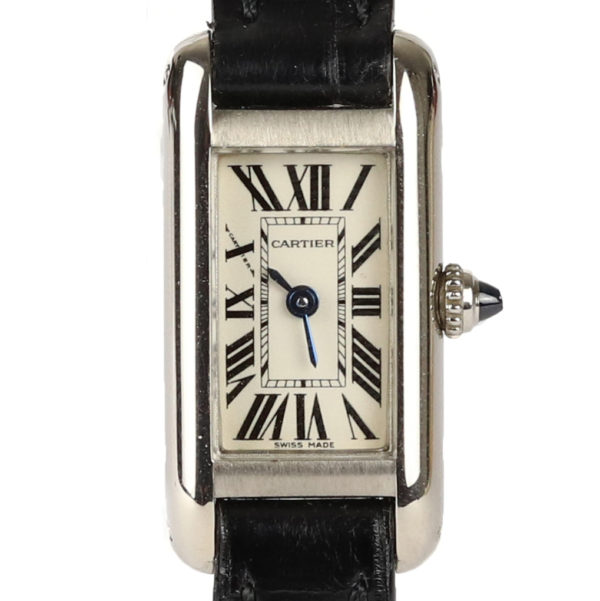 Cartier Allongee 14mm 18ct White Gold Quartz Ladies Watch