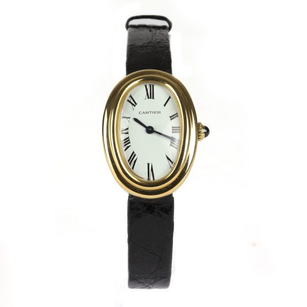 Cartier Baignoire 18ct Yellow Gold Ladies Watch
