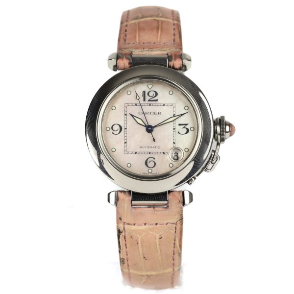 Cartier Pasha C Pink Mother of Pearl Watch 35mm