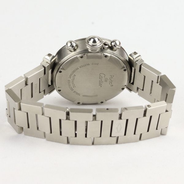 Cartier Pasha Chronograph Silver Dial Unisex Watch 36mm