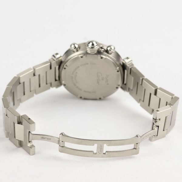 Cartier Pasha Chronograph Silver Dial Unisex Watch 36mm