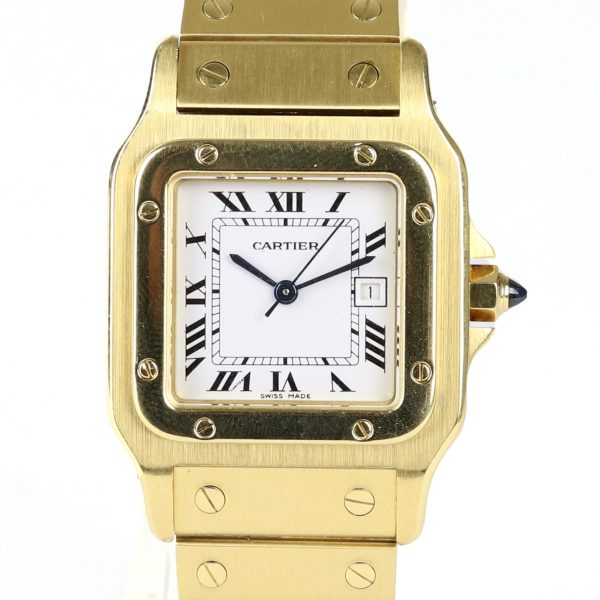 Cartier Santos 18ct Yellow Gold 29mm Automatic Gents Watch