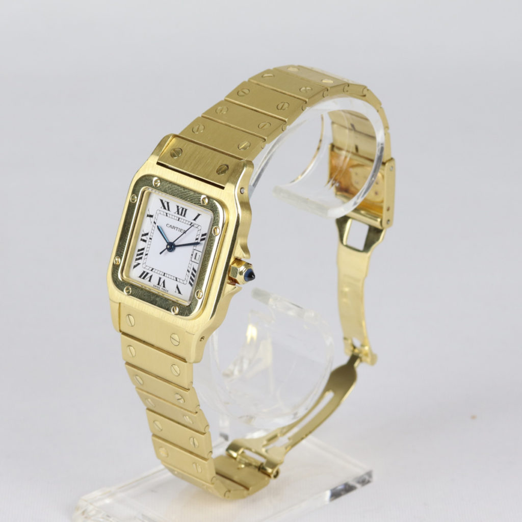 Cartier Santos 18ct Yellow Gold 29mm Automatic Gents Watch