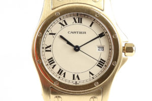 Cartier Santos Ronde 18ct Gold Gents Watch