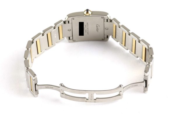 Cartier Tank Francaise Steel & Gold Midsize Watch Ref 2301