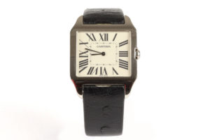 Gents Cartier Santos Dumont 18ct White Gold Gents Watch