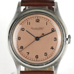 Gents Vintage IWC Pink Dial Watch 38mm