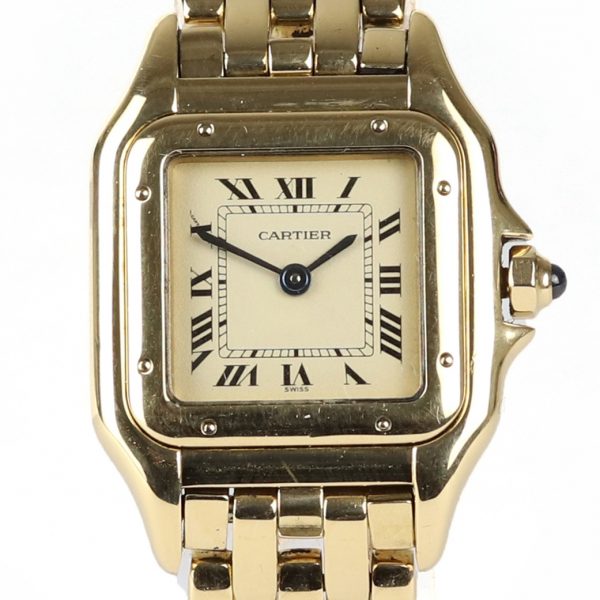 Ladies Cartier Panthere Small Size 18ct Gold Watch 22mm