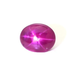 13×11×7.5 mm Top Quality 13.25 Carats Natural Star Pink Sapphire Gemstone Untreated Star Pink Sapphire Cabochon Pink Star Sapphire