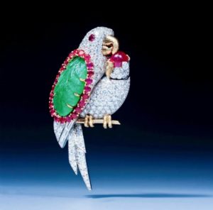 Epoque Fine Jewels A Bird Brooch by Cartier TEFAF Maastricht 2020