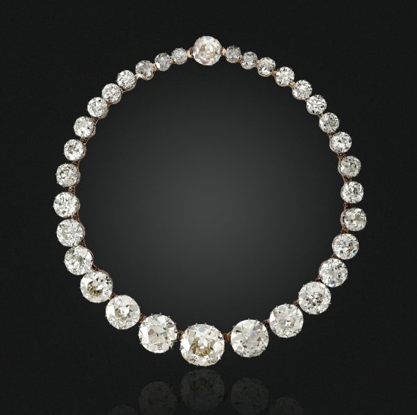 Diamond riviere outlet necklace