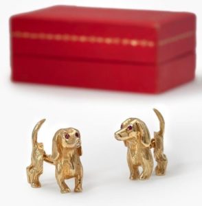 Marjan Sterk Cartier Daschund Cufflinks TEFAF Maastricht 2020