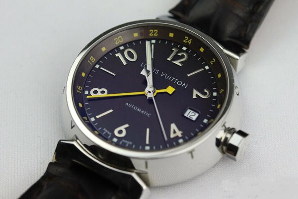 Louis Vuitton, Tambour GMT, wristwatch, 39 mm. - Bukowskis
