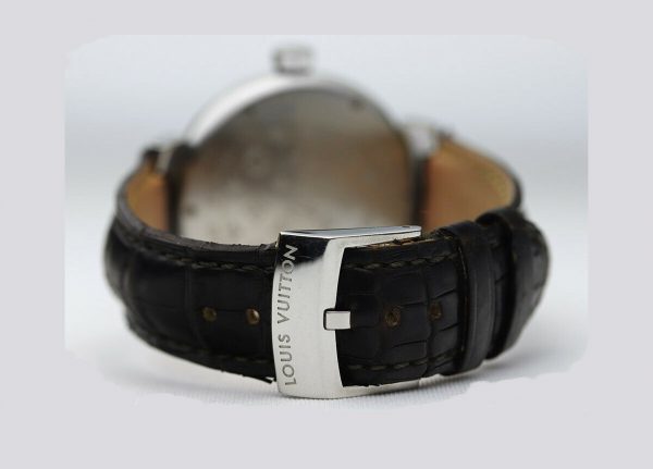 Louis Vuitton Automatic Herrenuhr Mit Datum Tambour Gmt Q1131
