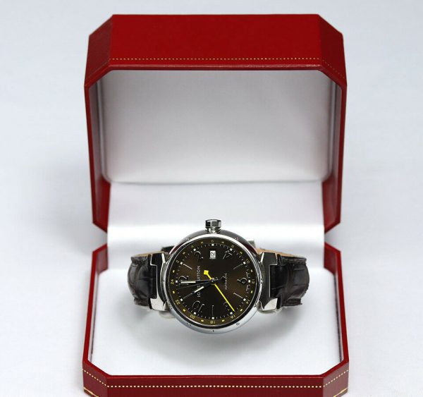 LOUIS VUITTON Tambour GMT Watch Q1131