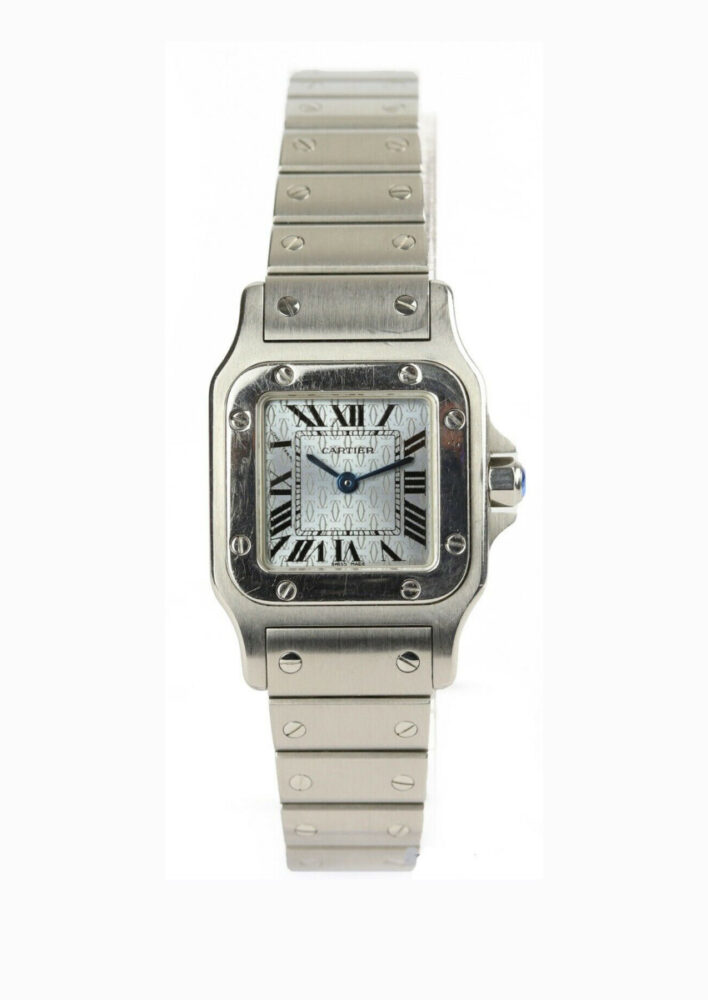 cartier women's stainless steel watch