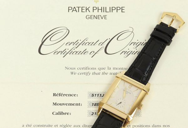 Patek Philippe Gondolo 18ct Yellow Gold Gents Watch, Ref.511J-001 with Papers