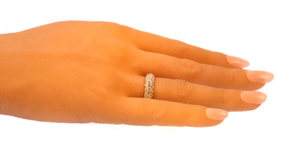 Vintage 5.10ct Brilliant Cut Diamond Eternity Ring