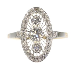 Vintage Art Deco Diamond Engagement Ring