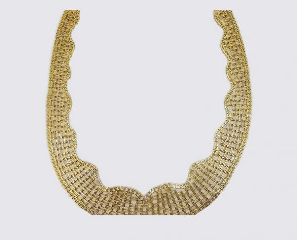 Exceptional Diamond and 18ct Yellow Gold Flexible Collar Necklace, 52.93cts