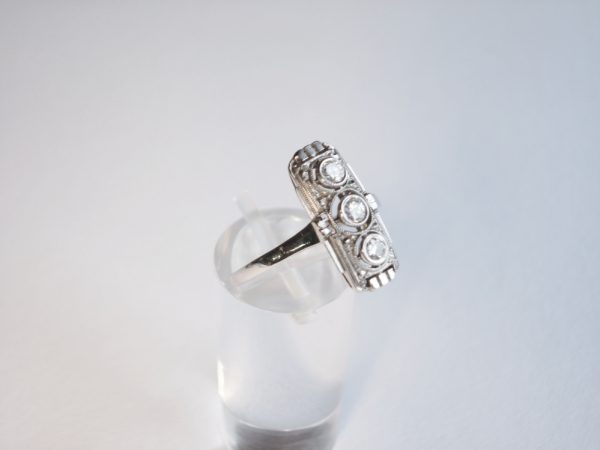 Antique Art Deco Rectangular 0.30ct Diamond Ring