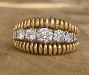 Van Cleef and Arpels Diamond 18ct Gold Ring