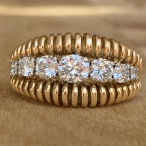 Van Cleef and Arpels Diamond 18ct Gold Ring