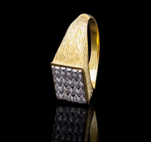 Vintage Kutchinsky Diamond 18ct Gold Ring