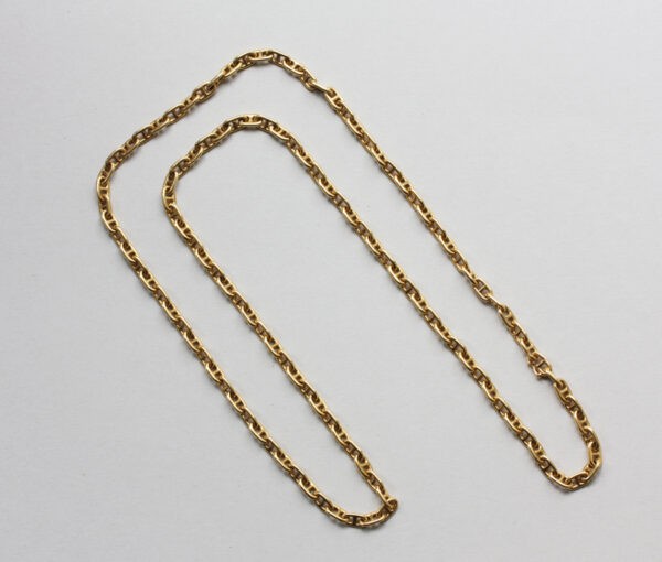 Vintage Hermes 18ct Gold Long Chaine D'Ancre Chain, Circa 1970