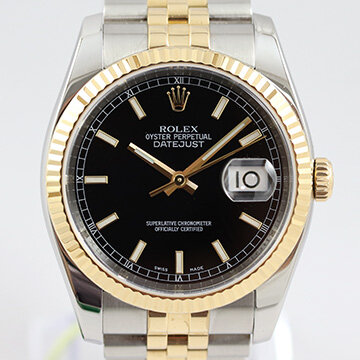 Rolex Oyster Perpetual Mens Datejust 116233, Steel and Gold, 36mm