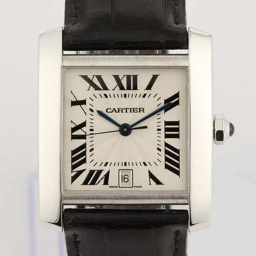 cartier tank francaise gents automatic watch
