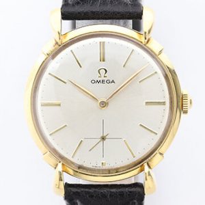 Omega Vintage Gents 18ct Yellow Gold Manual Watch, Circa 1950s