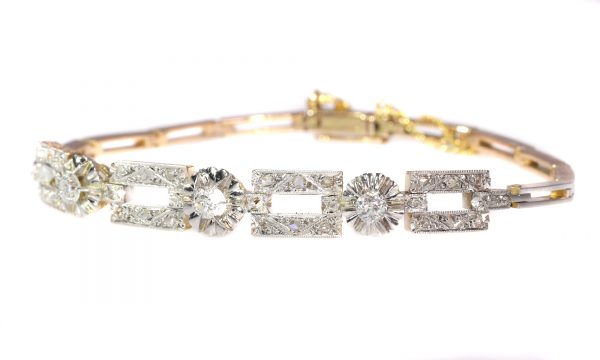 Vintage Art Deco Diamond Bracelet