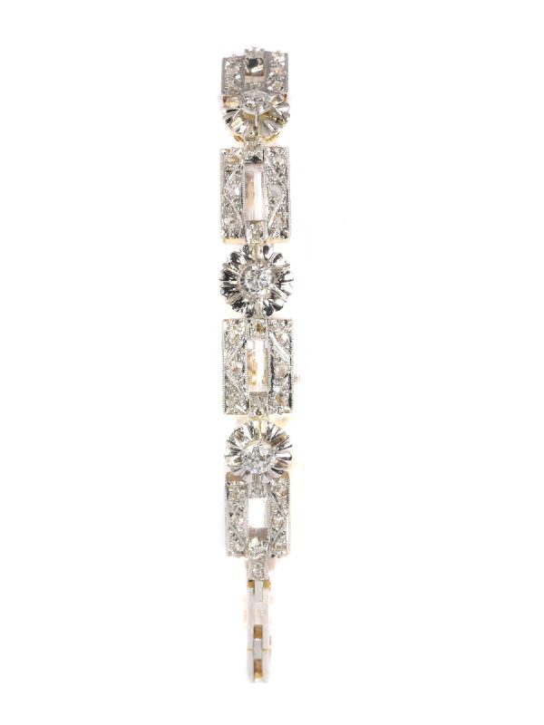 Vintage Art Deco Diamond Bracelet