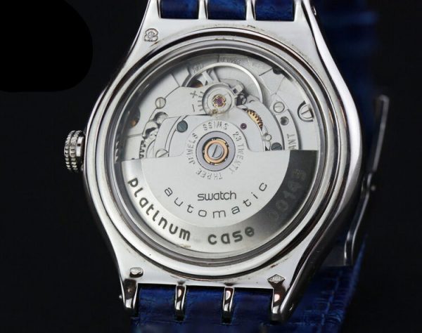 Swatch Tresor Magique Platinum 36mm Automatic Wrist Watch, Circa 2000s
