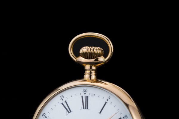 Patek Philippe Chronometro Gondolo 18ct Rose Gold Manual Winding Open Face Pocket Watch, with original certificate of originality, Circa 1905