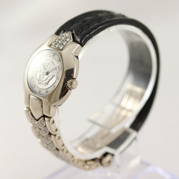 Versace Ladies 18ct White Gold Watch with Original Factory Diamonds