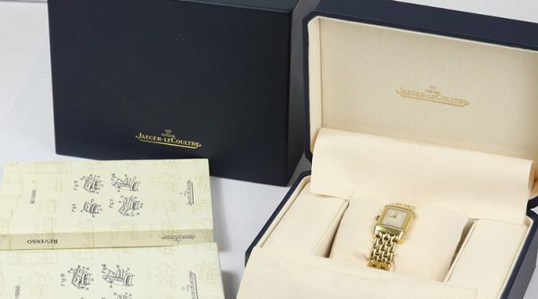 Jaeger LeCoultre Reverso Duetto 18ct Yellow Gold Watch, with Jaeger-LeCoultre box