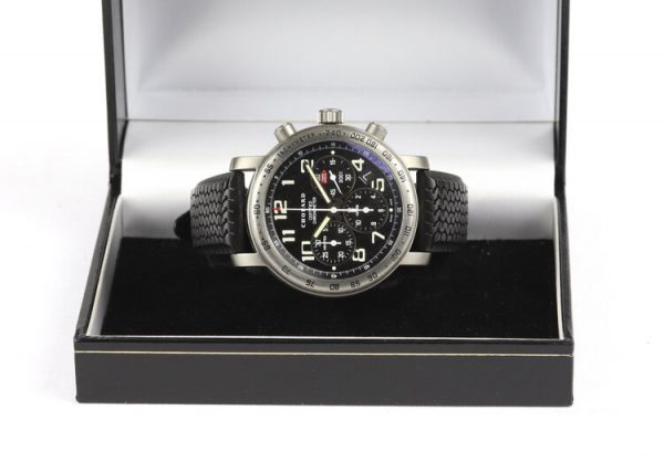 Chopard Mille Miglia Titanium 40mm Automatic Chronograph Gents Watch, on a black rubber strap with titanium buckle
