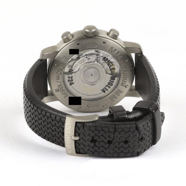 Chopard Mille Miglia Titanium 40mm Automatic Chronograph Gents Watch, on a black rubber strap with titanium buckle
