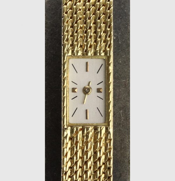 Vacheron Constantin Rare Vintage 1950s Ladies 18ct Yellow Gold Manual Back Wind Bracelet Watch