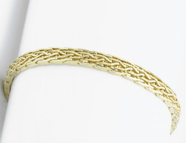 Braided Fancy Link 14ct Gold Bracelet