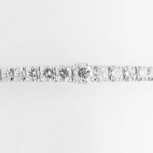 Diamond 1.50ct White Gold Bangle Bracelet