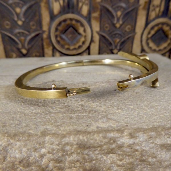 Late Victorian Antique Diamond and Seed Pearl Bangle