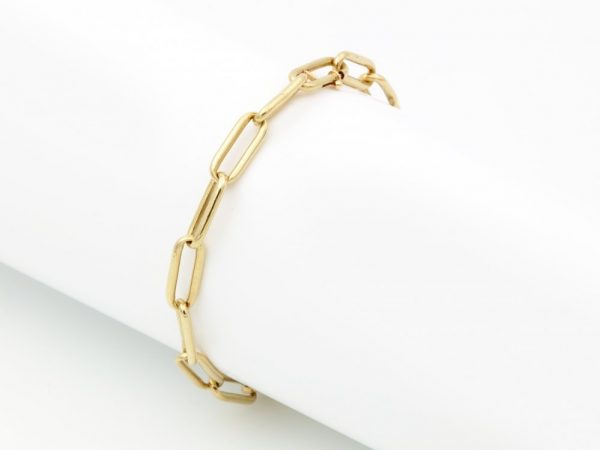 Vintage 14ct Yellow Gold Link Bracelet, Circa 1975