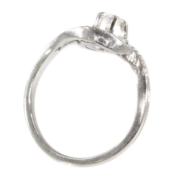Vintage Fifties Platinum Diamond Engagement Ring
