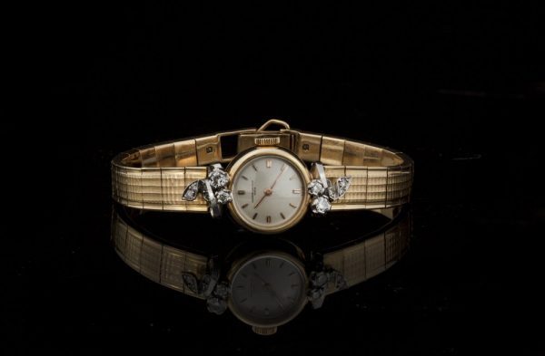 Vintage Vacheron Constantin 18ct Yellow Gold and Diamond Watch; manual wind movement, Circa 1950s