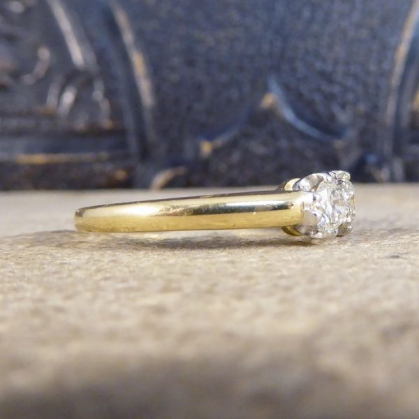 Four Stone 1.10ct Old Cut Diamond Ring